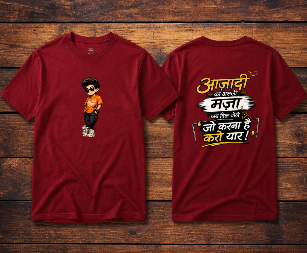 Unisex Tshirt- Desi Aazadi